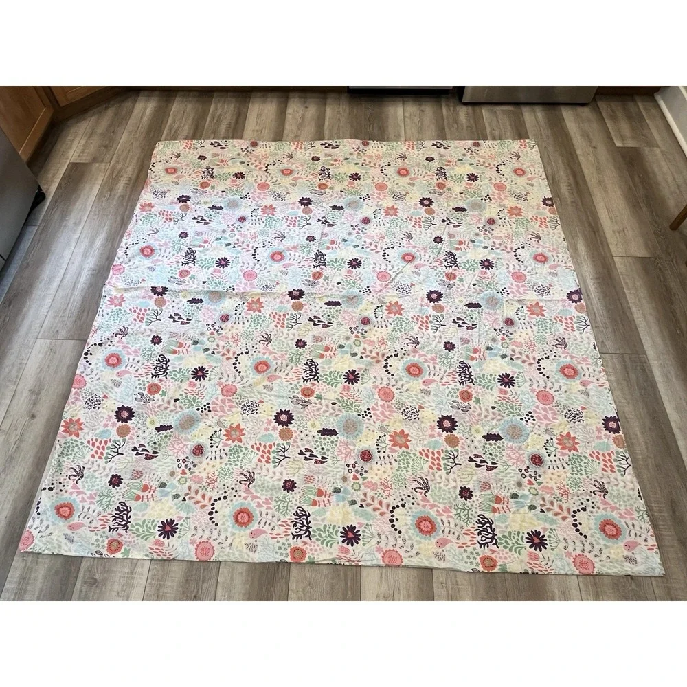Pottery Barn Kids Margherita Missoni Duvet Cover Full-Queen Colorful Coral Sea